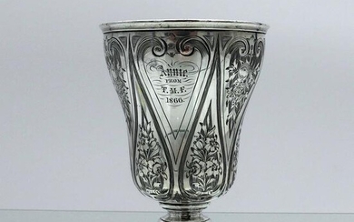 Mid 19th Century Antique Victorian Sterling Silver