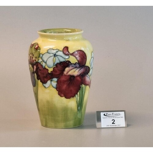 Mid 20th Century Moorcroft art pottery tube lined vase on a ...