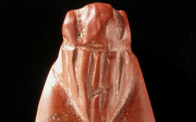 Miniature Egyptian Jasper Fly Pendant, ex-Mitry