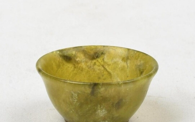 Miniature Green Jade Bowl.