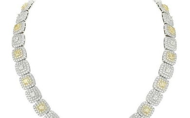 Multi-Colored Diamond Necklace