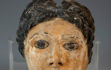Mummy mask. Ancient Egypt, Roman Period 20 BC- 1st