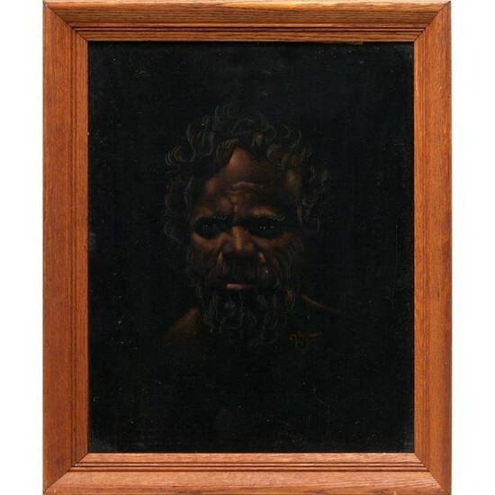 "Murrawin", Aboriginal portrait painting
