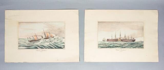 N.F. Diana 2 Ship Lithographs