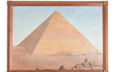 NORTH AMERICAN SCHOOL (MID-19TH CENTURY),THE GREAT PYRAMID OF CHEOPS