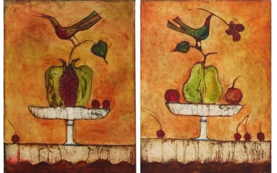 Nicolás García Uriburu (1937-2016), Untitled (Pear and Pomegranate)