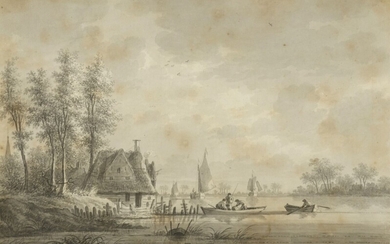 Nicolas WICART (Utrecht 1748-1815) Pêcheur... - Lot 2 - Daguerre
