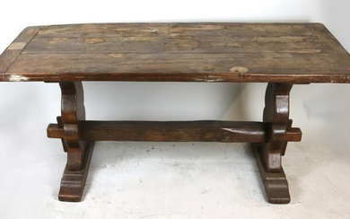 Oak Table From US Naval Ship Cumberland 1852
