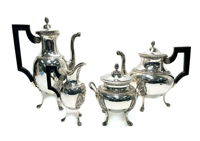 Odiot Paris Sterling Silver Coffee and Tea Set