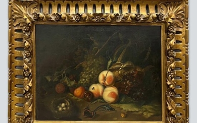 布面油画 十九世纪 Oil on canvas, 19th Century. H 42cm...