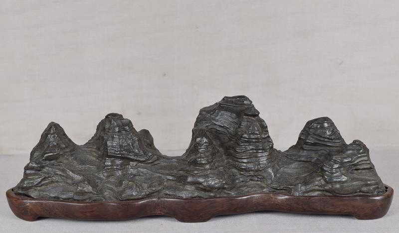 Old Chinese scholar’s rock LINGBI STONE mountain range