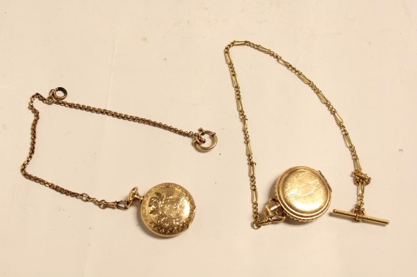 One Pocket Watch and One watch case