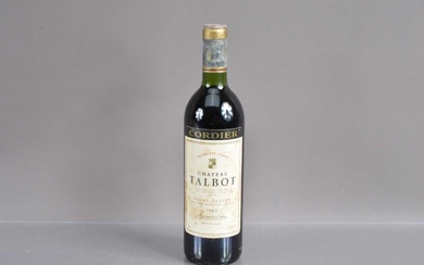 One bottle of Chateau Talbot 4eme GCC 1983