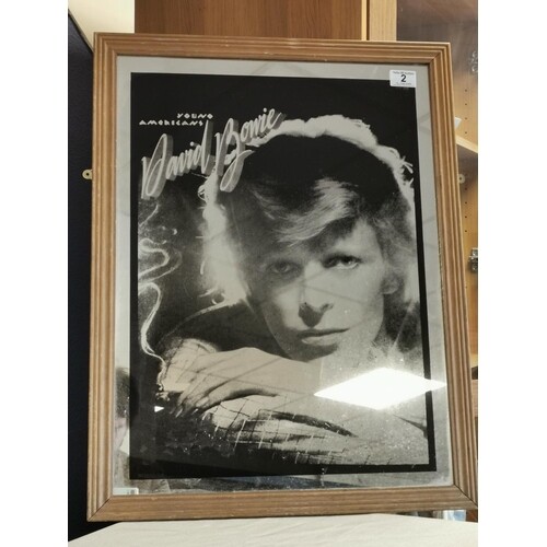 Original Late 70's David Bowie Young Americans Mirror - 66cm...
