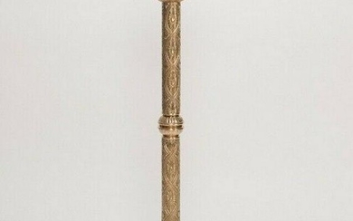 Ornate Polished Brass 42" Paschal Candlestick #98PAS