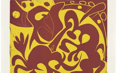 PABLO PICASSO (1881-1973), Pique (Rouge et jaune)