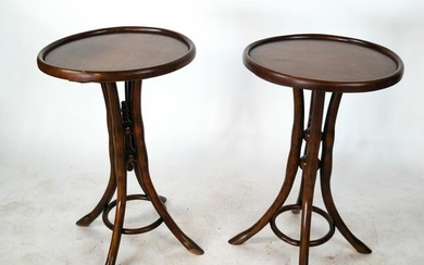 Pair Bistro Tables by Thonet