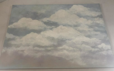 Palace Size Oil Painting of Cloud Filled Sky