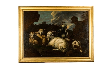 Philipp Peter Roos Rosa da Tivoli ( - 1706), Shepherd with flock