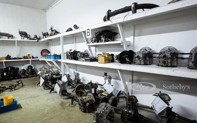 Porsche Four-Cylinder Engines, Transaxles, Engine Cases, and Assortment of Driveline and Engine Accessories