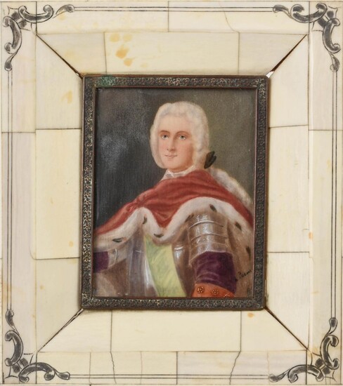 Portrait Miniature of Frederick the Great