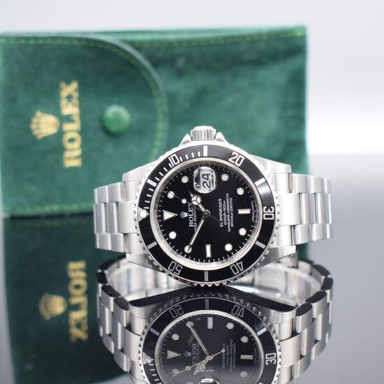 ROLEX Oyster Perpetual Date Submariner gents wristwatch reference...