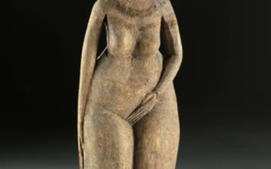 Rare Egyptian TIP Wooden Female Concubine - C-14 Tested