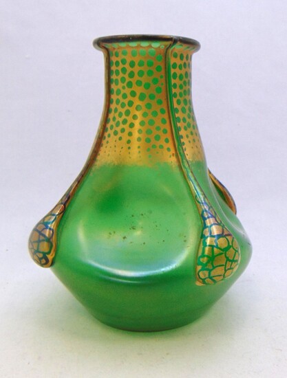 Rare Loetz "Vesuvian" glass vase
