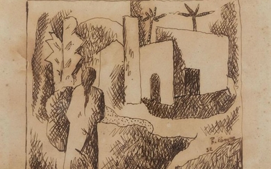 Renato Paresce (1886-1937), La casa sullâ€™isola, 1932
