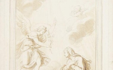 Richard Earlom, British 1743-1822- Annunciation scene, after Giovanni Batista Cipriani; etching with aquatint, published by John & Josiah Boydell, Cheapside, 1787, 50 x 30 cm.: together with ten further engravings by Earlom after Cipriani, a...