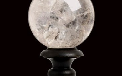 Rock cristal sphere