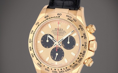 Rolex Daytona, Reference 116518 | A yellow gold chronograph wristwatch...