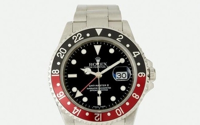 Rolex, 'GMT Master II Coke' steel watch