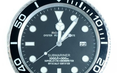 Rolex Submariner Dealers Showroom Wall Clock