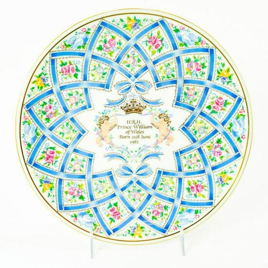 Royal Doulton Commemorative Plate, Birth Of Prince