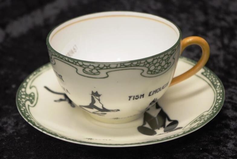 Royal Doulton "Souter's Kateroo" cup & saucer "be content,...