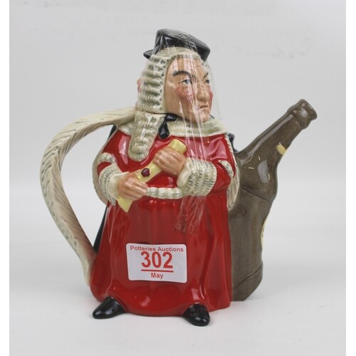 Royal Doulton two sided character teapot: Sodden and Sobriet...