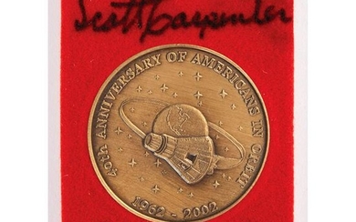 Scott Carpenter's Mercury 40th Anniversary Medallion