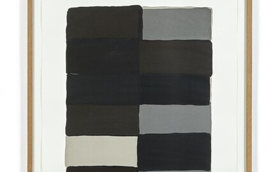 Sean SCULLY (Né en 1945) Grey Fold - 2007 Lithographie en couleurs sur Rives