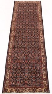 Semi-Antique Hand-Knotted Mahal Runner