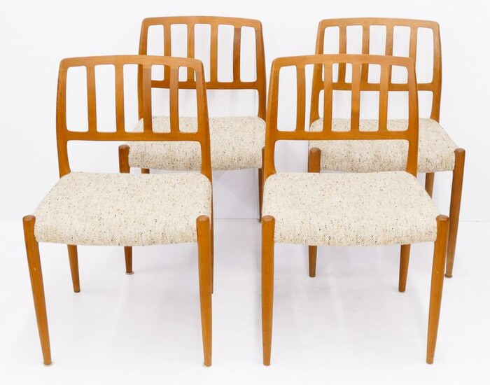 Set of Niels Moller Model 83 Teak Dining Chairs