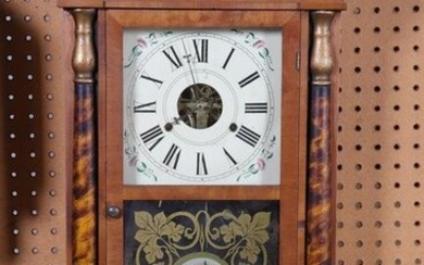 Seth Thomas "Rosewood" Gilt Column Mantle Clock