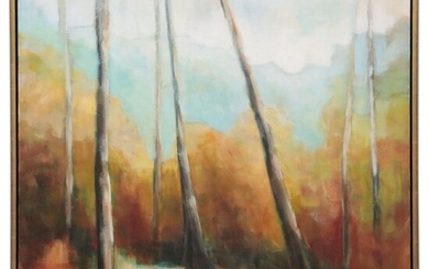 Shannon Godby Forest Landscape Acrylic Painting