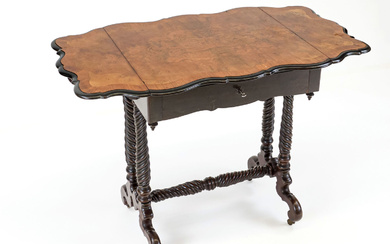 Side table, 19th century, walnut