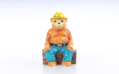 "Smokey The Bear" Figurine Bank
