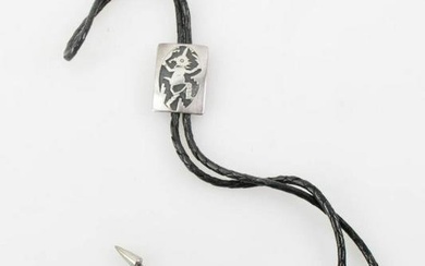 Southwest Indian Sterling Bolo