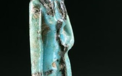 Stunning Egyptian Faience Amulet - Striding Sekhmet