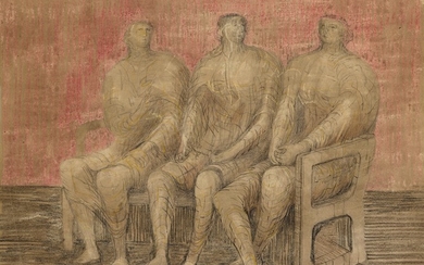 THREE SEATED WOMEN, Henry Moore