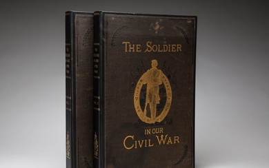 TWO VOLUME SET OF THE SOLDIER IN OUR CIVIL WAR.