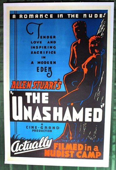 The Unashamed (Cine-Grand, 1938) 1 Sheet Movie Poster